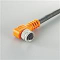 Keyence OP-85586 Connector Cable M8 L-shaped 2-m PUR