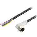 Keyence OP-87652 Stainless Steel Power Cable, L-shaped, 10 m