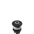 Pizzato E2 1PU2F149L1 Spring-return black mushroom pushbutton with marking