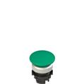Pizzato E2 1PU2F4490 Spring-return green mushroom pushbutton
