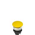 Pizzato E2 1PU2F5490 Spring-return yellow mushroom pushbutton