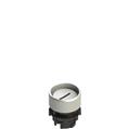 Pizzato E2 1PU2P229L2 Spring-return white booted pushbutton with marking