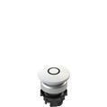 Pizzato E2 1PL2F249L1 Illuminated white mushroom pushbutton, with marking