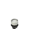 Pizzato E2 1PL2P2290 Illuminated white booted pushbutton