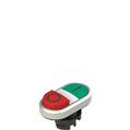 Pizzato E2 1PDSL9AAAD Double lower projecting pushbutton, with marking