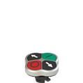 Pizzato E2 1PQFA9QAAD Quadruple pushbutton