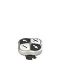 Pizzato E2 1PQFA9QAAF Quadruple pushbutton