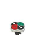 Pizzato E2 1PQLA9QAAB Quadruple pushbutton