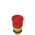 Pizzato E2 1PERF4731 Turn to release emergency pushbutton with mechanical indicator with green marking dotted line