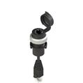 Pizzato E2 1RJ459BN2.5 RJ45 socket EROUND series