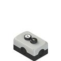 Pizzato ES AC32012 Complete unit with enclosure, 2 flush pushbuttons and contacts