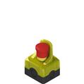 Pizzato ES AC31701 Housing with 24 Vdc yellow illuminated guard