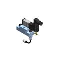 Dopag 1021026 Solenoid valve plate with industrial plug type CI