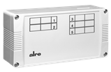 Alre VOORL-215.009 Terminal strip, H/C changeover via external contact, max 5 room thermostats and 20 valve actuators, IP20