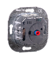 Alre RTBSU-401.075#00 Room thermostat, flush-mounted, 230V AC, NC contact, reduction display, reduction/heating/reduction switch via external timer, night-time reduction