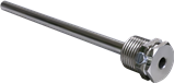 Alre THMs/100 Immersion sleeve, 100mm, nickel-plated brass with insertion, inner x outer diameter 65x8mm