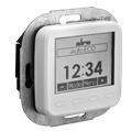 Alre HTRRUu210.021#28/V2 Room/underfloor temperature controller with timer, flush-mounted, cover fits BUSCH-JAEGER Reflex SI/SI Linear, pure white, gloss