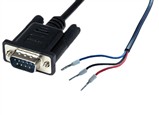Seneca CS-DB9M-TIP-V RS485 serial cable (DB9M / test leads) for connection with VISUAL HMI with DB9F socket