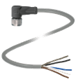 Pepperl+Fuchs V17-W-BK2M-PUR-U/ABG Female Cordet, M12, shielded
