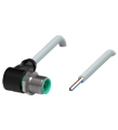 Pepperl+Fuchs V1S-W-10M-PVC Male cordset single-ended M12 angled A-coded, 4-pin, PVC cable grey