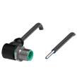 Pepperl+Fuchs V1S-W-BK5M-PVC-U Male cordset single-ended M12 angled A-coded, 4-pin, PVC cable black, UL approved