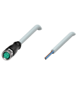 Pepperl+Fuchs V3-GM-8,5M-PVC Female cordset single-ended M8 straight A-coded, 3-pin, PVC cable grey