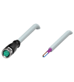 Pepperl+Fuchs V31-GM-15M-PVC-ABG Female cordset single-ended M8 straight A-coded, 3-pin, PVC cable grey, shielded