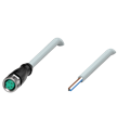 Pepperl+Fuchs V31-GM-30M-PUR Female cordset single-ended M8 straight A-coded, 4-pin, PUR cable grey