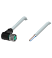Pepperl+Fuchs V31-WM-15M-PVC Female cordset single-ended M8 angled A-coded, 4-pin, PVC cable grey