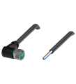Pepperl+Fuchs V31-WM-BK5M-PVC-U Female cordset single-ended M8 angled A-coded, 4-pin, PVC cable black, UL approved