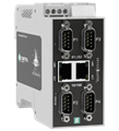 Pepperl+Fuchs ICDM-RX/EN1-4DB9/2RJ45-DIN EtherNet/IP to Modbus Gateway 4-port DIN Rail Screw Terminal