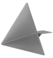 Pepperl+Fuchs MW-REF-M50 Radar corner reflector, triangular 721 x 632 x 834 mm, with 2 mounting holes