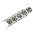 Pepperl+Fuchs PXV000003M-AAMG30x100-000000 DataMatrix metal code bars for positioning safePXV and safePGV read heads