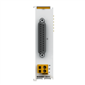Beckhoff KM2042 Bus Terminal module, 16-channel digital output, 24 V DC, 05 A, D-sub