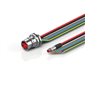 Beckhoff ZK7714-CA00-0xxx B23, ECP cable, PUR, 5 G 40 mm² + (1 x 4 x AWG22), drag chain suitable, key 1 (400 V AC)