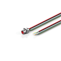 Beckhoff ZK7208-AT12-0xxx B17, ECP cable, PUR, 5 G 15 mm² + (1 x 4 x AWG22), drag chain suitable, key 1 (2 x 24 V DC + PE)