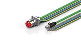 Beckhoff ZK7A14-AT00-Axxx B23, ENP cable, PUR, 5 G 40 mm² + (1 x 4 x AWG22), drag chain suitable, key 3 (user-defined voltage)