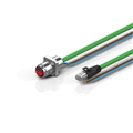 Beckhoff ZK7624-AM00-Axxx B17, ENP cable, PUR, 4 x 15 mm² + (1 x 4 x AWG22), drag chain suitable, key 2 (user-defined voltage)