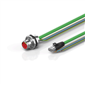 Beckhoff ZK7608-AV00-Axxx B17, ENP cable, PUR, 5 G 15 mm² + (1 x 4 x AWG22), drag chain suitable, key 2 (400 V AC)
