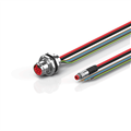 Beckhoff ZK7608-AV00-0xxx B17, ECP cable, PUR, 5 G 15 mm² + (1 x 4 x AWG22), drag chain suitable, key 2 (400 V AC)