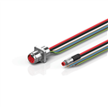 Beckhoff ZK7608-AT00-0xxx B17, ECP cable, PUR, 5 G 15 mm² + (1 x 4 x AWG22), drag chain suitable, key 2 (400 V AC)