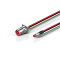 Beckhoff ZK7606-BL00-0xxx B17, ECP cable, PUR, 3 G 15 mm² + (1 x 4 x AWG22), drag chain suitable, key 2 (230 V AC)