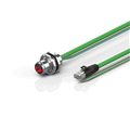 Beckhoff ZK7606-AI00-Axxx B17, ENP cable, PUR, 3 G 15 mm² + (1 x 4 x AWG22), drag chain suitable, key 2 (230 V AC)