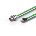 Beckhoff ZK7224-AR00-Axxx B17, ENP cable, PUR, 4 x 15 mm² + (1 x 4 x AWG22), drag chain suitable, key 1 (2 x 24 V DC)