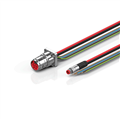 Beckhoff ZK7208-BX00-0xxx B17, ECP cable, PUR, 5 G 15 mm² + (1 x 4 x AWG22), drag chain suitable, key 1 (2 x 24 V DC + PE)
