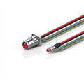 Beckhoff ZK7208-BW00-0xxx B17, ECP cable, PUR, 5 G 15 mm² + (1 x 4 x AWG22), drag chain suitable, key 1 (2 x 24 V DC + PE)