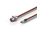 Beckhoff ZK7206-AG00-0xxx B17, ECP cable, PUR, 3 G 15 mm² + (1 x 4 x AWG22), drag chain suitable, key 1 (24 V DC)