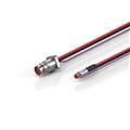 Beckhoff ZK7102-BE00-0xxx B12, ECP cable, PUR, 2 x 075 mm² + (1 x 4 x AWG22), drag chain suitable, key 1 (24 V DC)