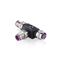 Beckhoff ZS1031-2610 Plug T splitter for PROFIBUS, Modbus, RS485, IP67, without 5 V on the plug, shielded