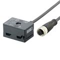 IFM FC Splitter AS-i / AUX 1 m M12 UL AS-Interface yassı kablo için vampir dişli soket